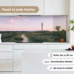 Vuurtoren - Duinlandschap - Zee keuken achterwand 2 middel -sfeer4_DE