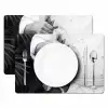 Vissen - Chef - Zwart - Wit Placemat vinyl groot -zzsfeer2_Kitchenyeah-website