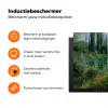Bloemen - Meer - Bergen - Groen Inductie beschermer vinyl 3mm klein -zzzzzzz-td-ups