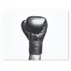 Bokshandschoen - Zwart - Hand muismat rubber klein -3d