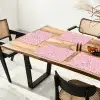 Terrazzo -  Patroon - Kleurrijk - Roze Placemat vinyl groot 368 -zzsfeer4_Kitchenyeah-website