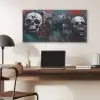Schedels - Graffiti - Abstract PET vilt middel -sfeer5