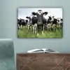 Koeien - Gras - Lente - Dieren - Weiland - Boerderij canvas 2cm klein -sfeer4