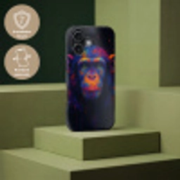 Kleurrijk - Aap - Abstract Toughcase MagSafe Apple iPhone 17 klein -USP_PrintM_DE