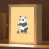 Panda - Step - Geel Light Box met kabel klein -zzz_3d_website