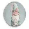 Kerstgnome - Cadeau - Groen Akoestische PET Vilt - Rond klein -3d