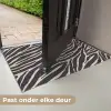 Zebra - Zwart - Roze Deurmat klein 898 -USP_NL