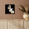Orchidee - Bloemen - Planten - Botanisch aluminium wit klein -sfeer4