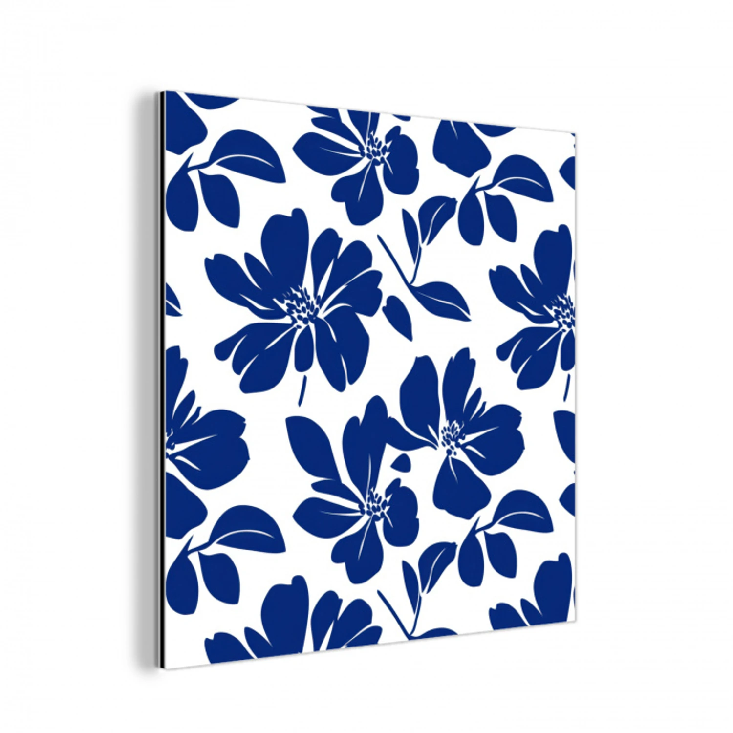 Floraal - Modern - Blauw aluminium wit klein 46 -3d