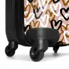 Driedubbele hartenlaag NBS - Handbagage koffer - Volwassenen Unisex middel -wiel