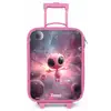Roze Alien in Sterrennevel Kinderkoffer - Roze klein -zz3dotto