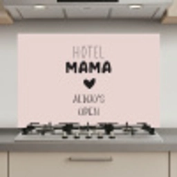 Quotes - Spreuken - Hotel mama always open - Mama keuken achterwand spatscherm klein -3d_website