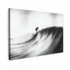 Surfer - Golf - Vervaagd - Zwart canvas 2cm klein -z3d