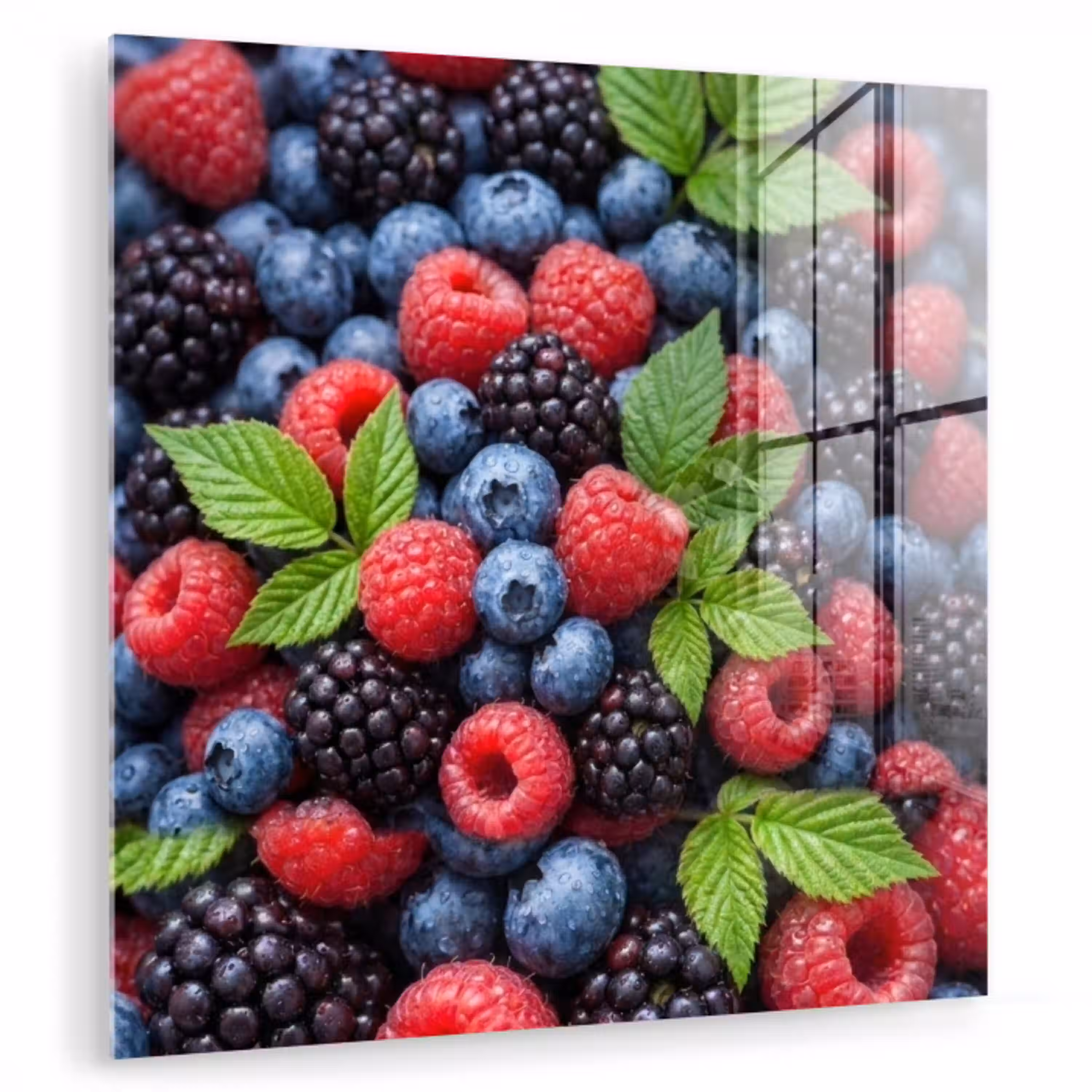 Bessen - Vers - Waterdruppels - Kleurrijk - Eten plexiglas 5mm klein -zzzproduct_nieuw