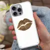 Lip - Panterprint - Minimalistisch - Wit Hoesje iPhone 16 Pro Max met koord klein -sfeer3