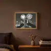 Vuurwerk - Proosten - Skyline - Champagne Light Box met batterij (Wandlamp) middel -sfeer4
