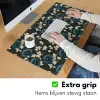 Botanisch - Bloemen - Blauw Muismat XXL klein 681 -sfeer3