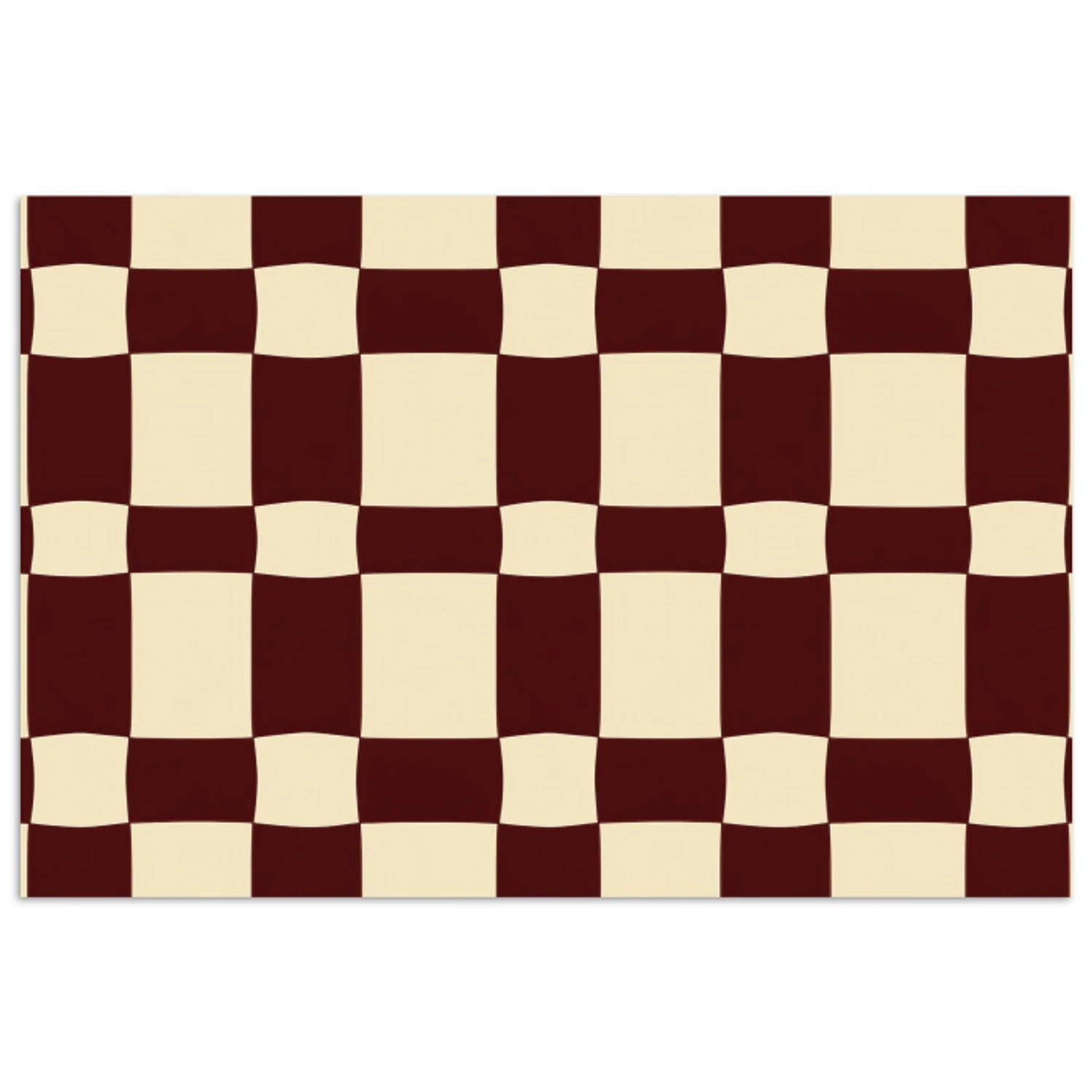 Retro - Patroon - Bruin poster papier klein 62 -3d
