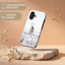 Rendier - Gewei - Sneeuw - Winter Toughcase MagSafe Apple iPhone 17 klein -USP_RandenV_FR