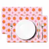 Zon - Patroon - Roze Placemat vinyl groot 368 -zzsfeer2_Kitchenyeah-website