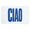 Ciao - Blauw - Stippen Badmat klein -3d