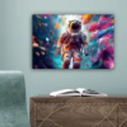 Neon - Meteoriet - Neon - Astronaut canvas 2cm klein -sfeer4