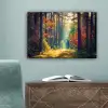 Bos - Zon - Natuur - Herfst canvas 2cm klein -sfeer4