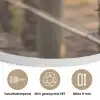 Druiven - Wijngaard - Zonlicht Akoestische PET Vilt - Rond klein -closeup_NL