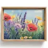 Weide - Bloemen - Kleurrijk Dienblad Rechthoek middel -z3d_shopping