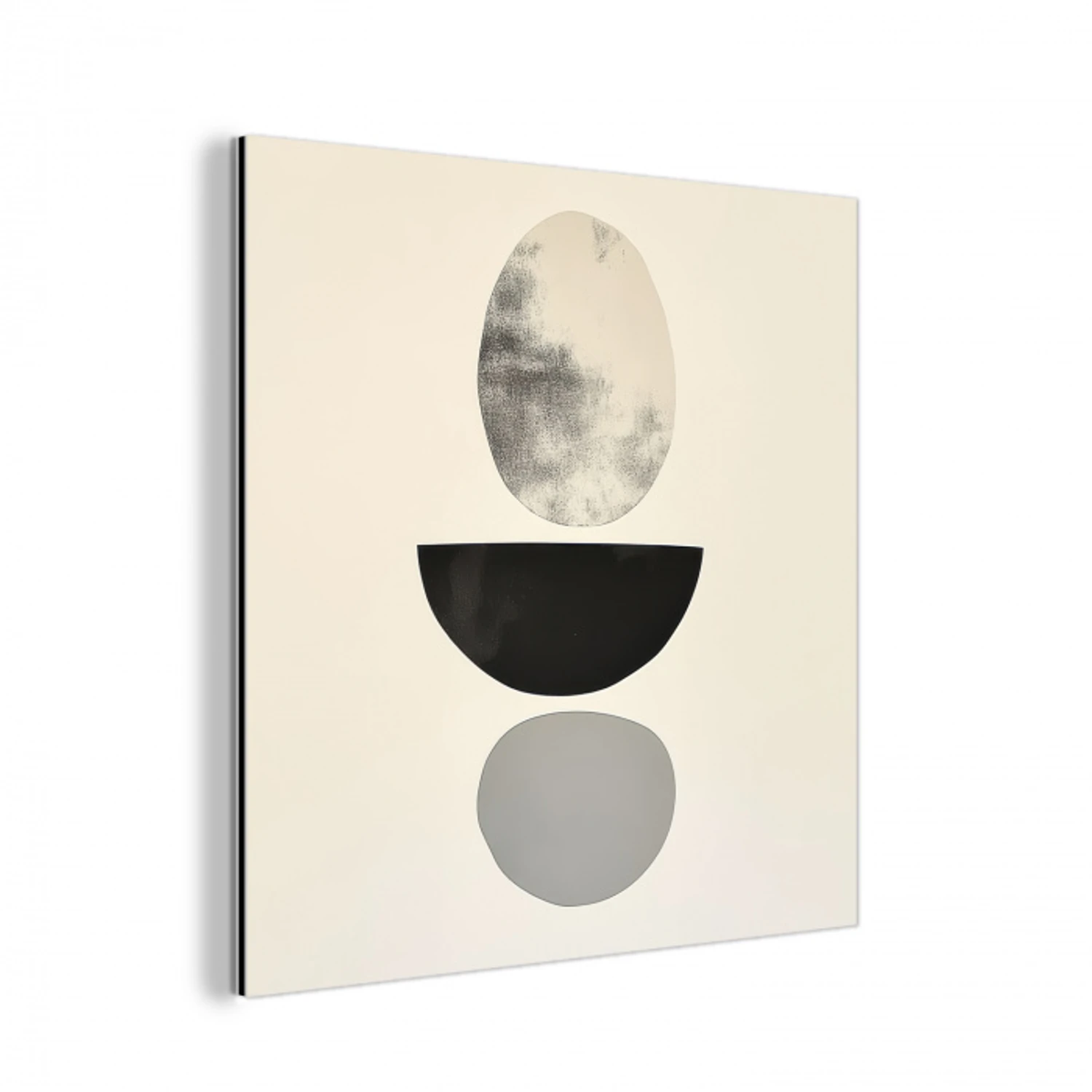 Beige - Japandi - Wabi sabi aluminium wit klein -3d