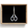 Schaar - Delfts blauw - Zwart Dienblad Rechthoek middel -z3d_shopping