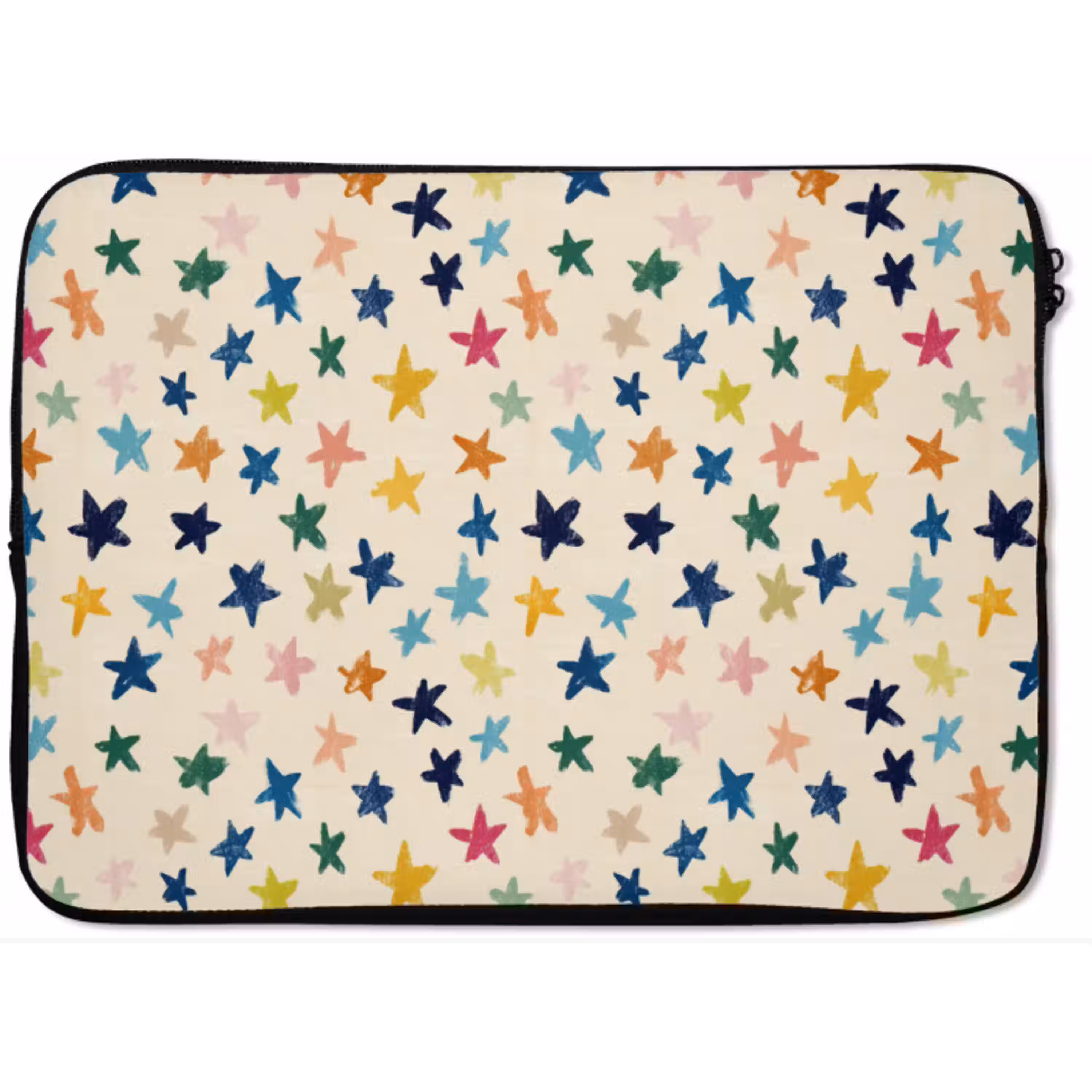 Patroon - Sterren - Kleurrijk laptophoes neopreen klein 279 -zkaufland3dotto