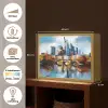Bomen Frankfurt- Stad - Skyline - Brug Light Box met batterij (Wandlamp) middel -USP_websiteoverzichtNL