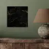 Zwart marmer - Gouden aders - Klassiek aluminium wit klein -sfeer2