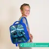 Blazing blue Kinderrugzak - Blauw middel -sfeer3_NL