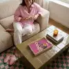 Softijs - Edelstenen - Roze - Hoorntje Dienblad Rechthoek middel -sfeer3