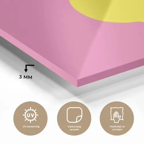 Citroen - Geel - Fris plexiglas 5mm klein -sfeer2