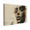 Vrouw - Kunst - Modern - Beige canvas 2cm klein -z3d