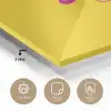 Smile - Geel - Roze plexiglas 5mm klein -sfeer2