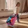 Raceauto - Verlichting - Neon - Rood Kinderkoffer - Roze klein -sfeer1