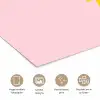 Grl pwr - Bliksem - Roze poster papier klein -closeup_NL
