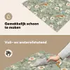 Roze - Vogels - Kleurrijk Inductie beschemer met haakjes klein 777 -ky-schoon-nl