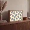 Retro - Disco - Bloemen - Discobal Light Box met batterij (Wandlamp) middel 907 -sfeer2