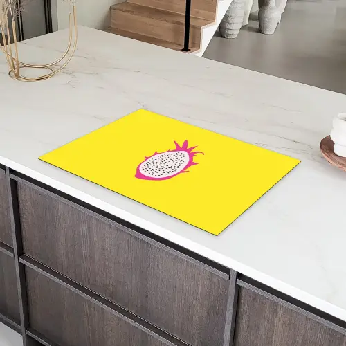 Illustratie - Drakenvrucht - Kleurrijk Inductie beschermer vinyl 3mm klein -sfeer8
