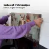 Geschilderd - Abstract - Uil - Bruin Inductie beschemer met haakjes klein -ky-ophangen-nl