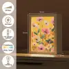 Bloemen - Veld - Geel Light Box met kabel (Tafellamp) klein -USP_NL