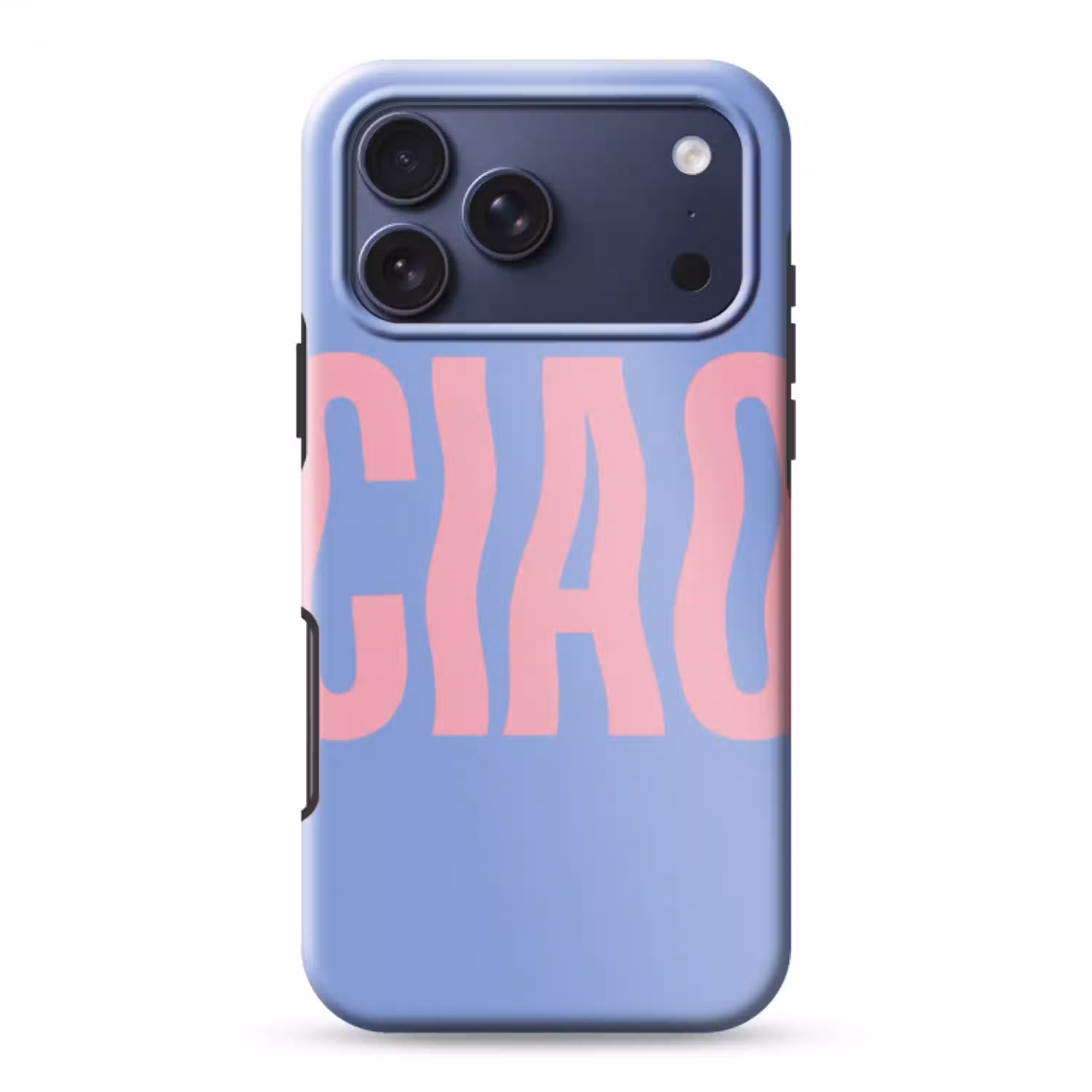 Ciao - Roze - Blauw - Golvend Toughcase MagSafe Apple iPhone 17 Pro Max klein -3d