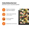 Kleurrijke - Camouflage - Organische - Vormen Inductie beschermer vinyl 3mm klein 276 -zzzzzzz-td-ups