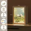 Schaap - Weide - Groen Light Box met kabel (Tafellamp) klein -USP_NL