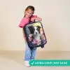 zwart witte puppy tussen kleurrijke bloemen Kinderkoffer - Zwart klein -sfeer2_UK
